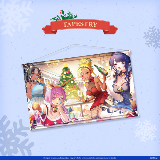 Christmas B2 Tapestry - V4Advent Calendar Merch