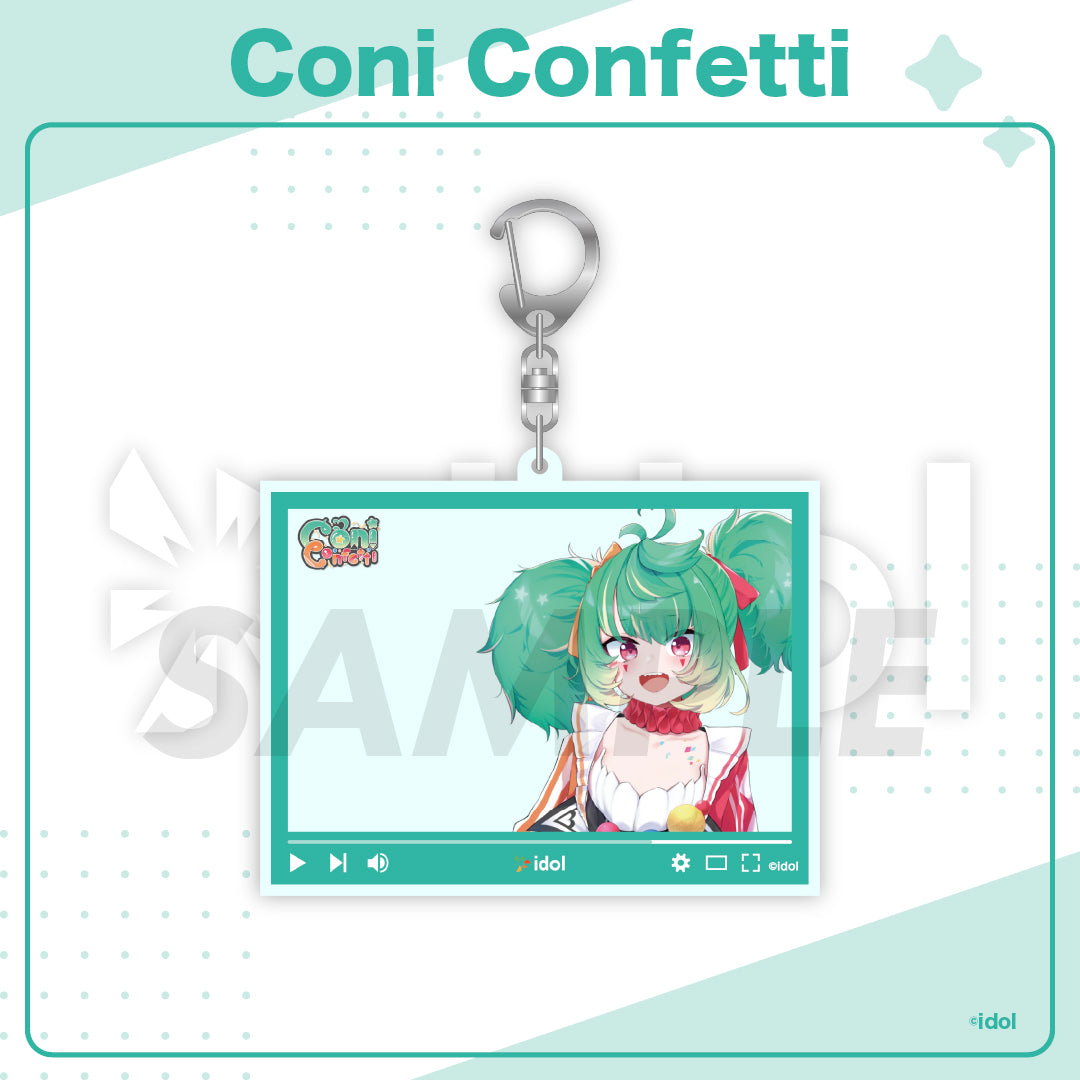 【Pre-order】idol Regular Collection - Stream-Style Acrylic Keychain