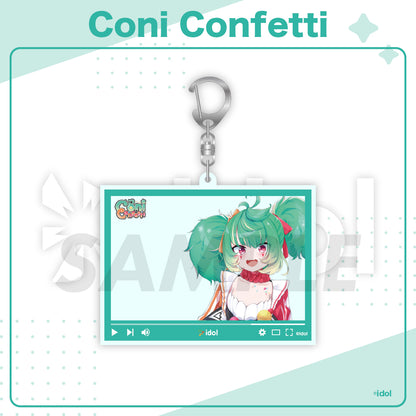 【Pre-order】idol Regular Collection - Stream-Style Acrylic Keychain