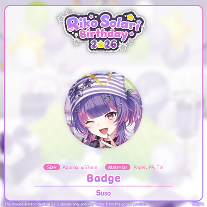 Riko Solari Birthday Merch 2026