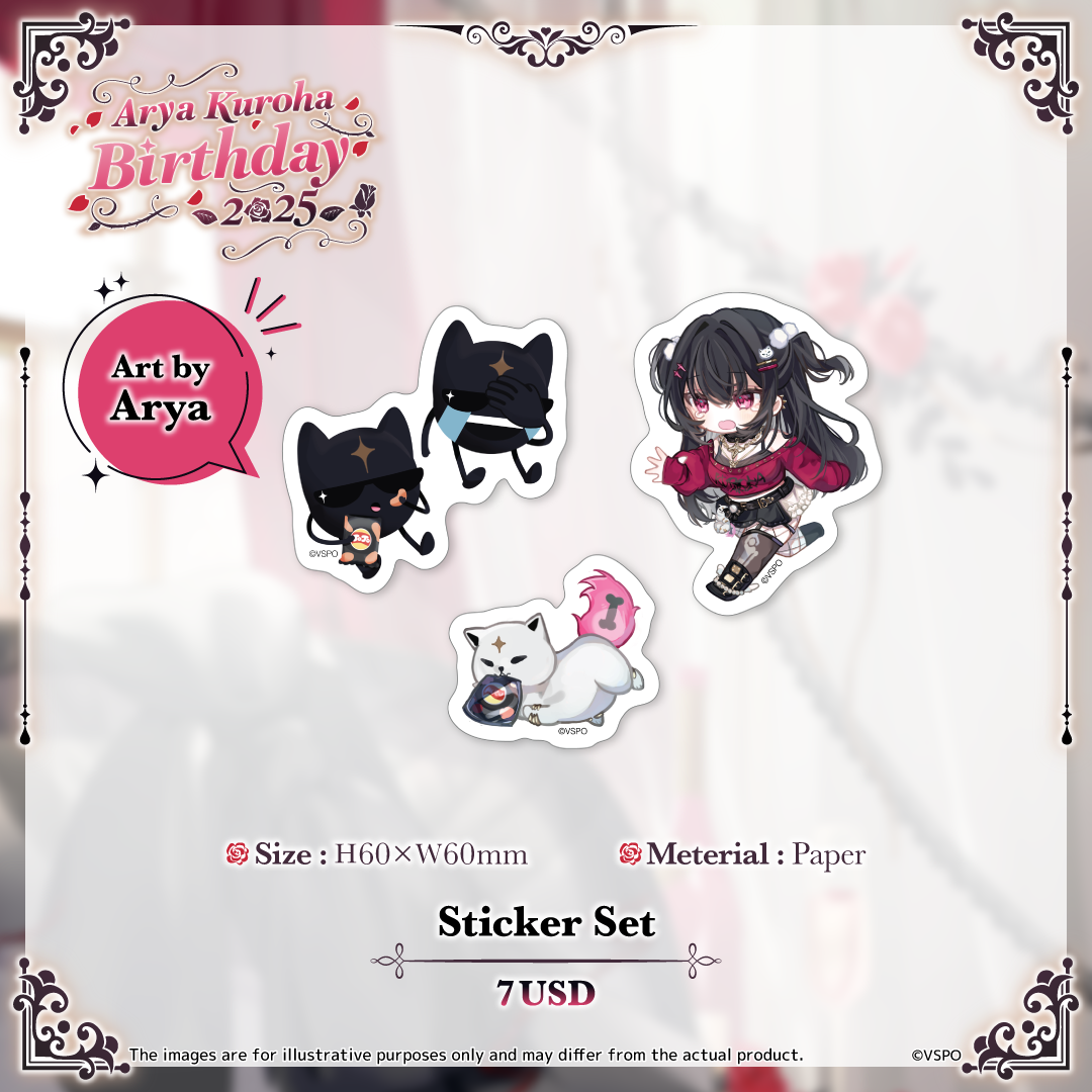 Arya Kuroha Birthday Merch 2025
