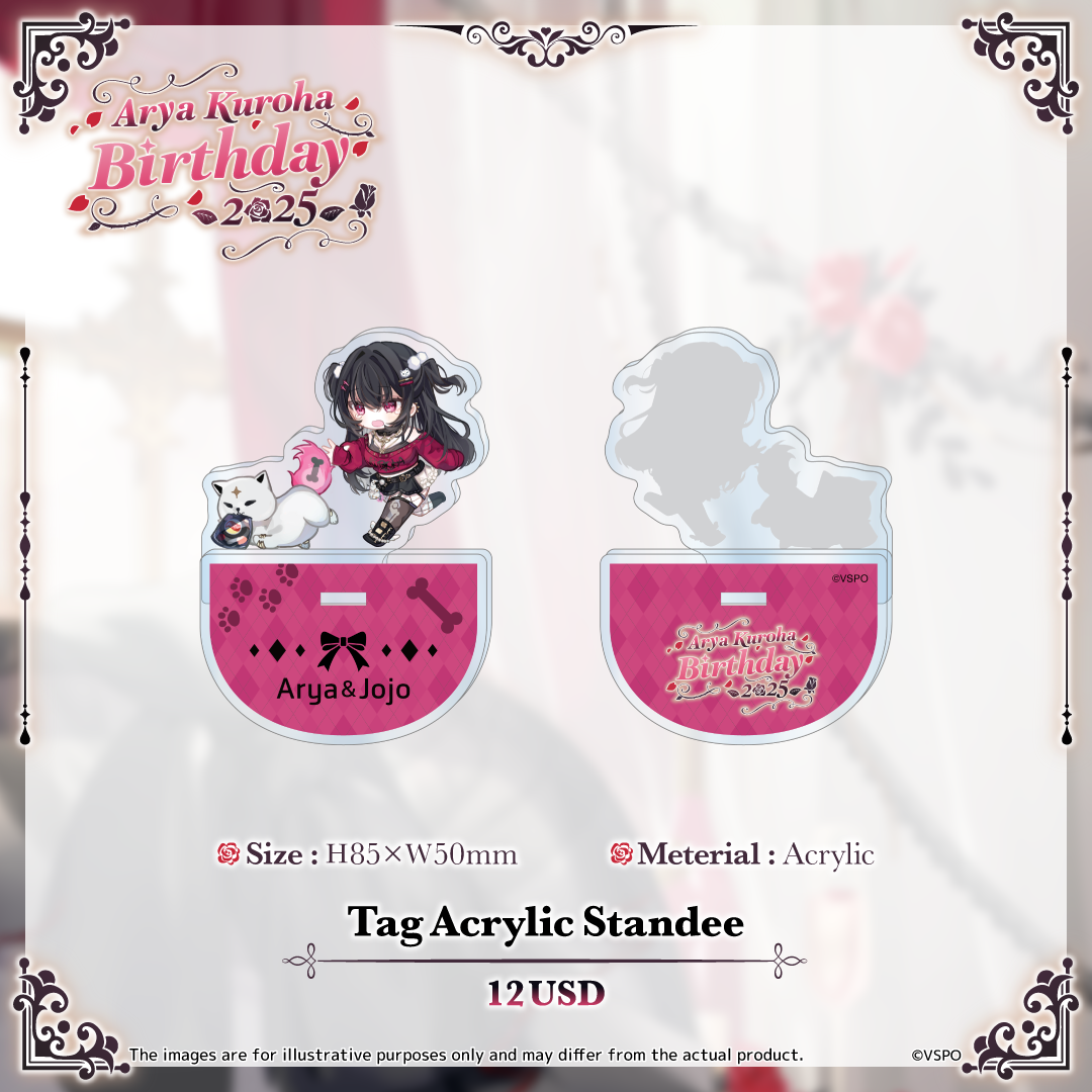 Arya Kuroha Birthday Merch 2025