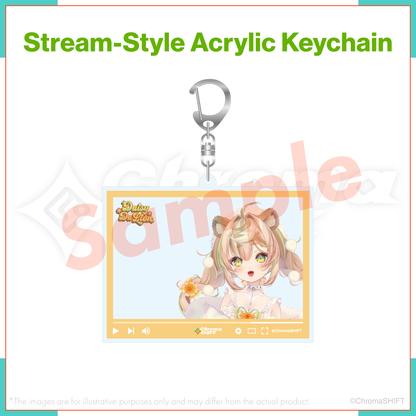 ChromaSHIFT Regular Collection - Stream-Style Acrylic Keychain