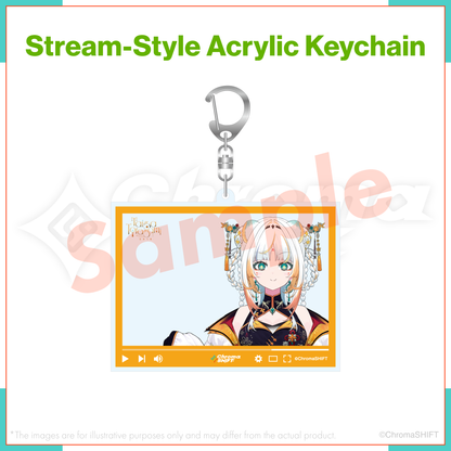 ChromaSHIFT Regular Collection - Stream-Style Acrylic Keychain
