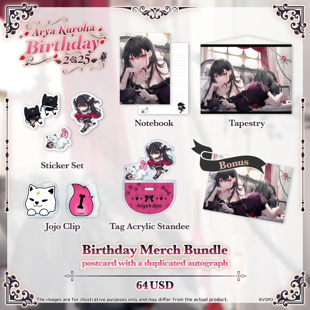 Arya Kuroha Birthday Merch 2025