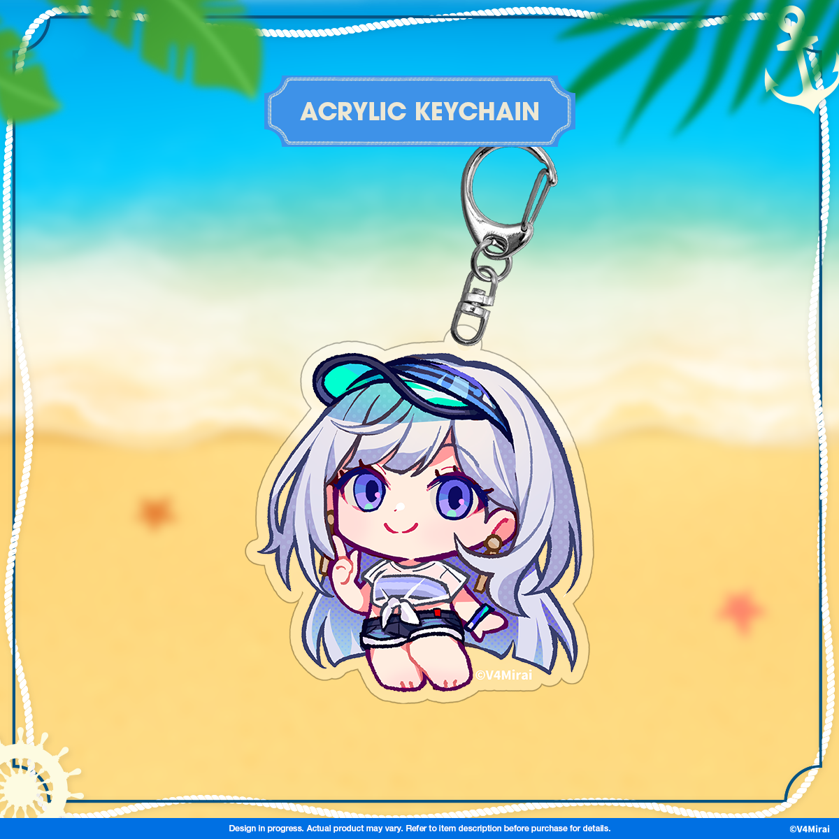 Summer Keychain "Vee Sensei" - V4EndlessSummer 2024