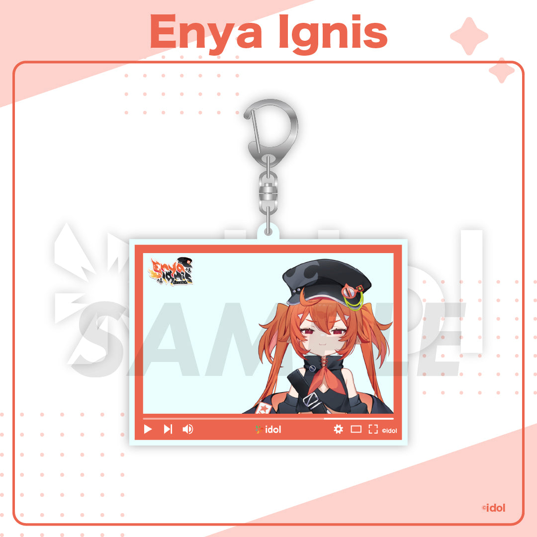 【Pre-order】idol Regular Collection - Stream-Style Acrylic Keychain