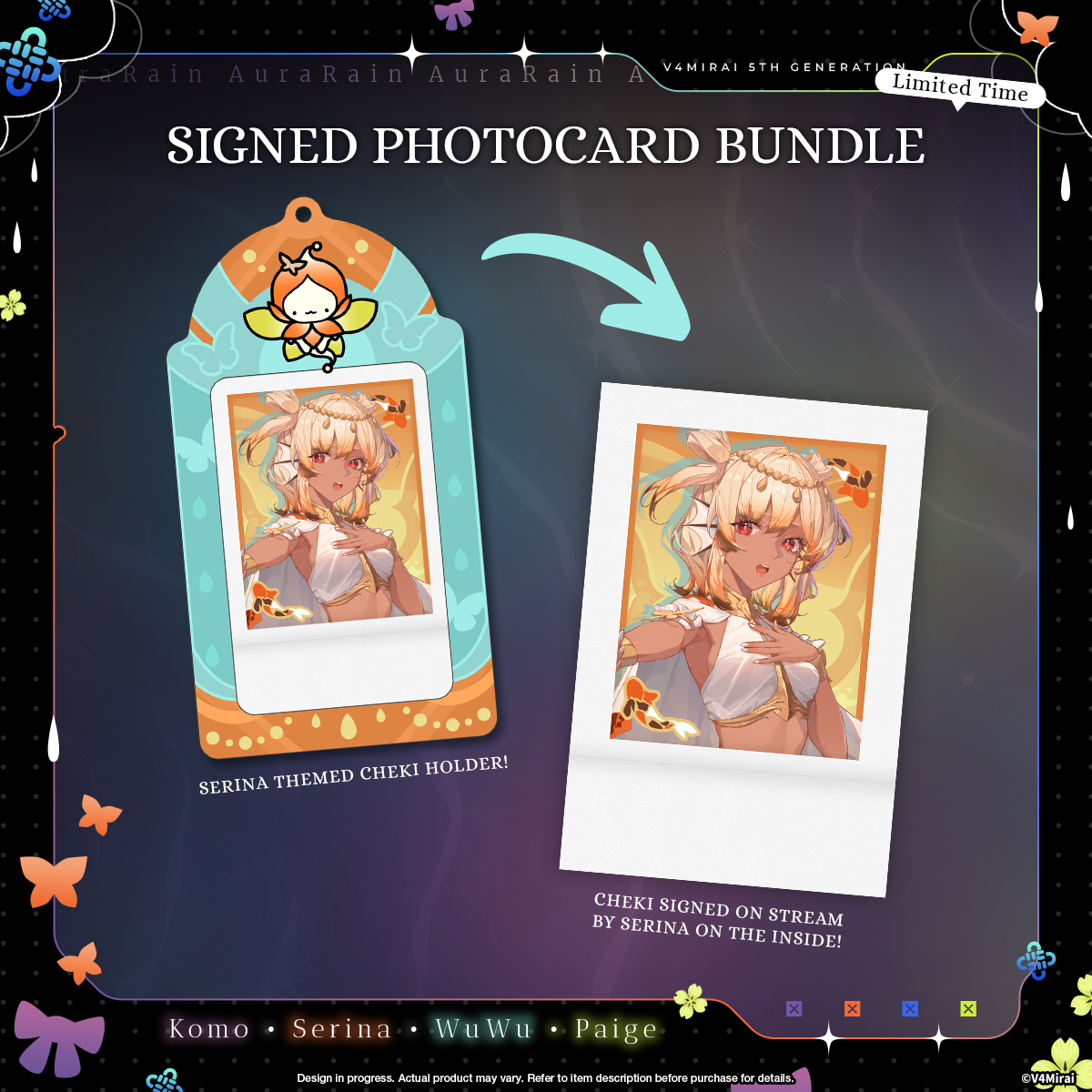 Aurarain Debut Merch - Signed Photocard Bundles