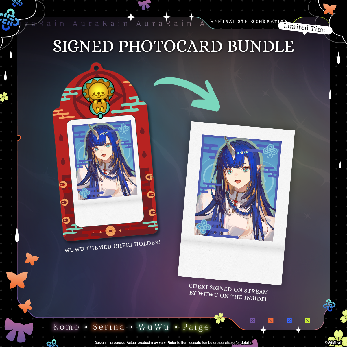 Aurarain Debut Merch - Signed Photocard Bundles