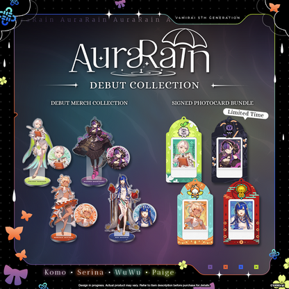 Aurarain Debut Merch - Signed Photocard Bundles