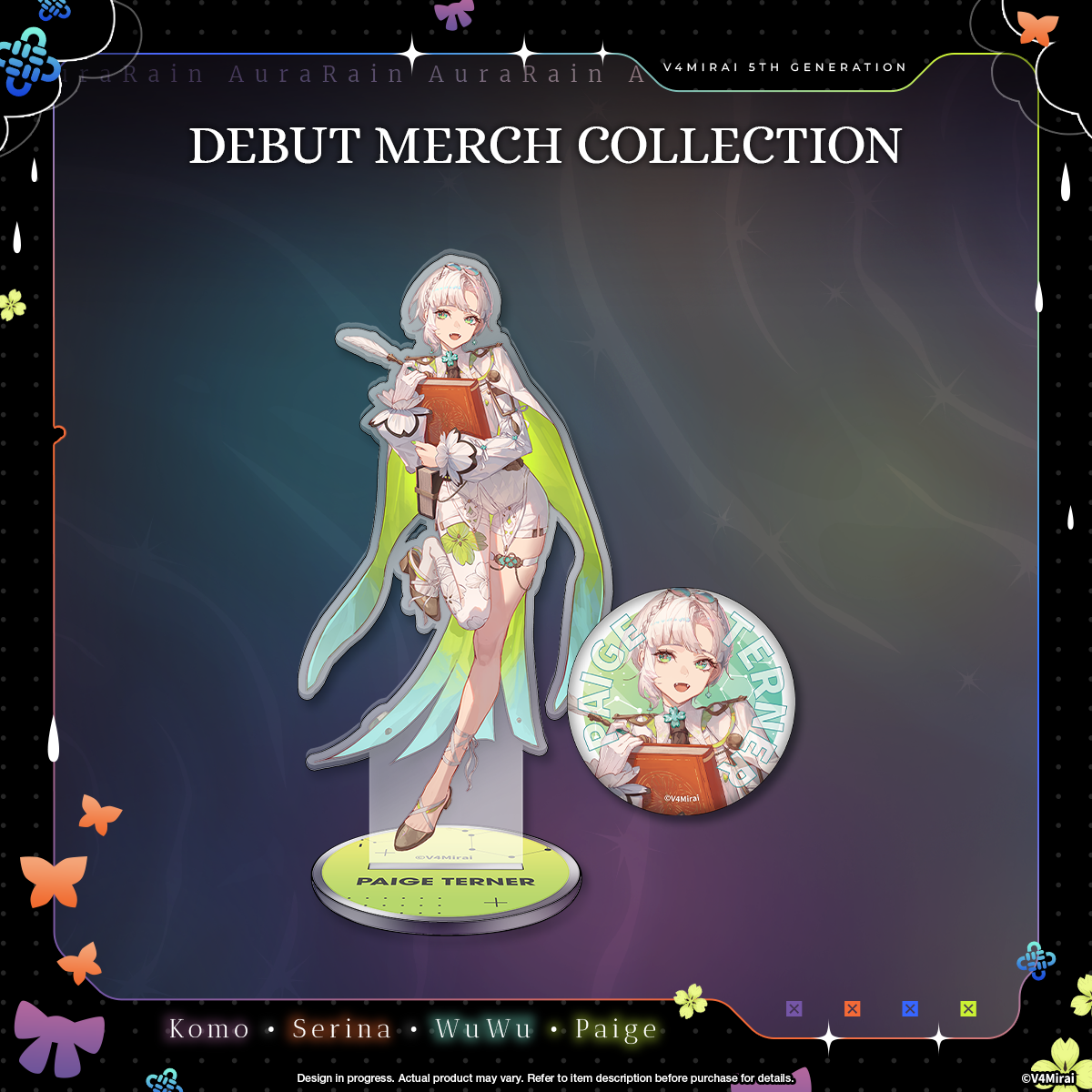 【Pre-order】Paige Terner - Debut Merch Collection