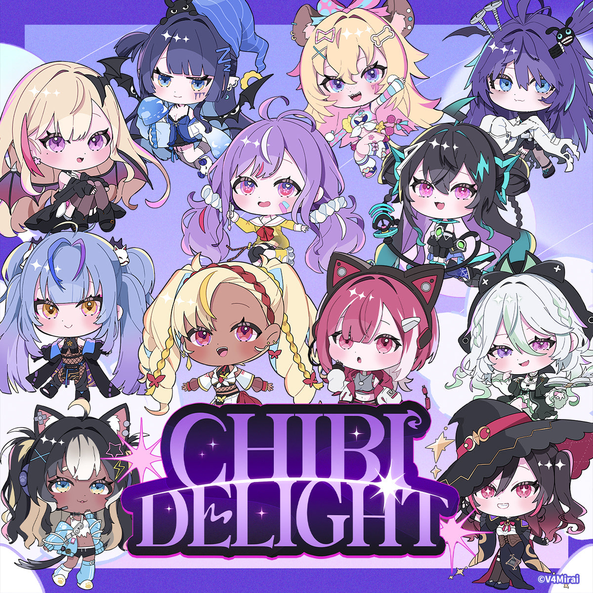 Chibi Delight Merch - Set of Sticker Sheets – Brave group US Store