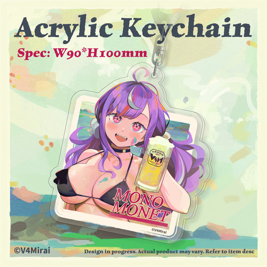 Acrylic Keychain - Mono Monet Birthday Merch 2024