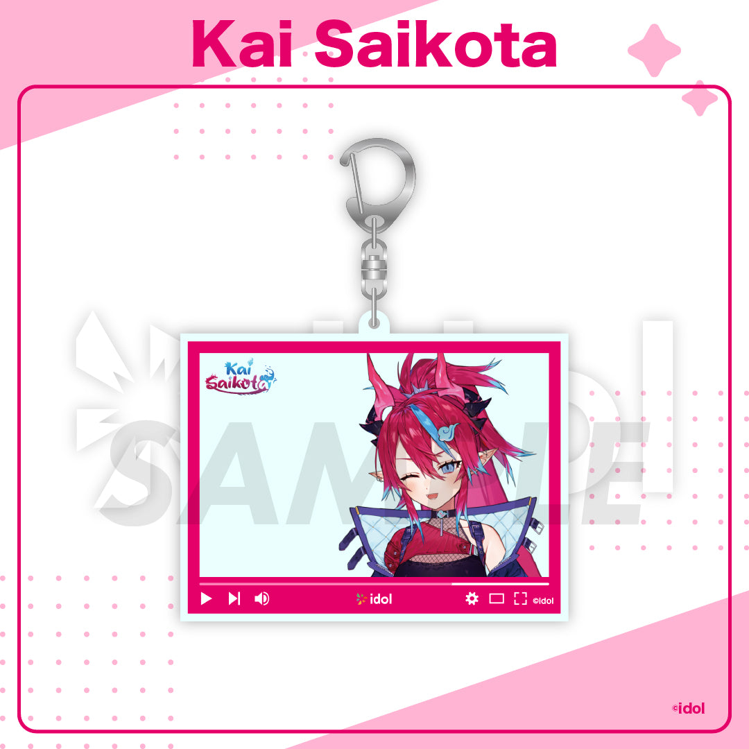 【Pre-order】idol Regular Collection - Stream-Style Acrylic Keychain