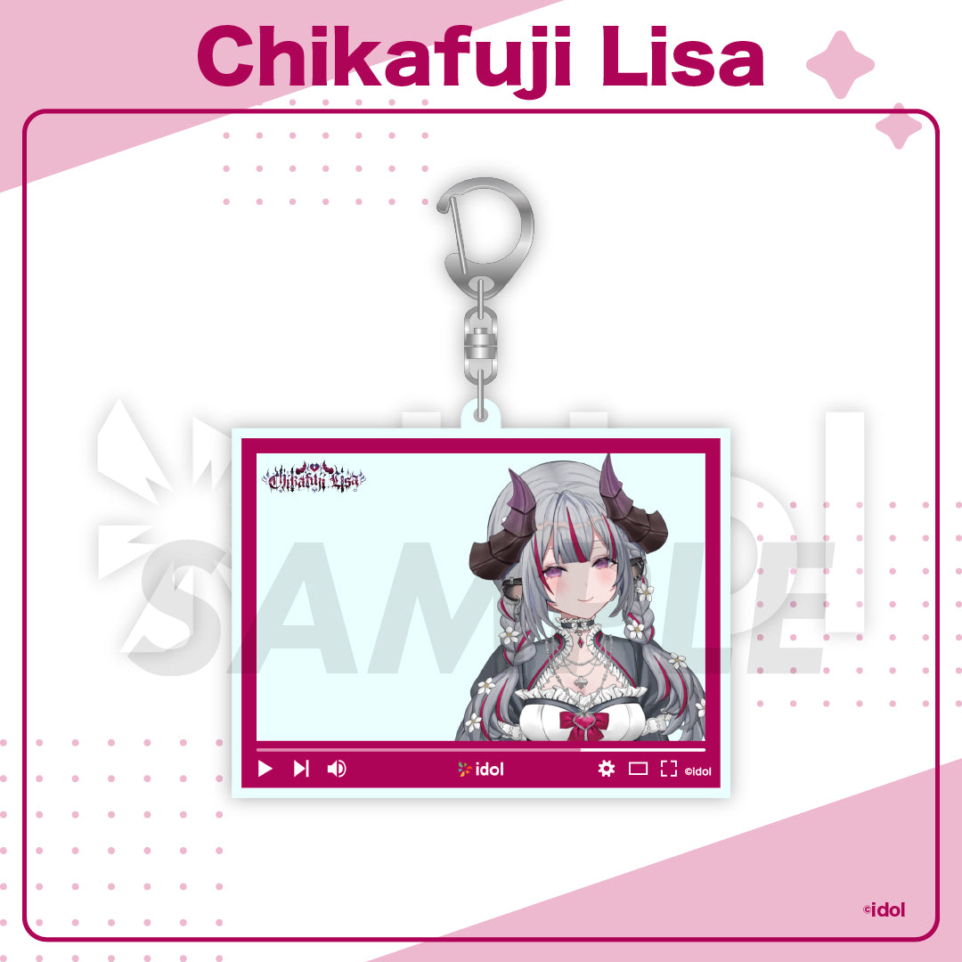 【Pre-order】idol Regular Collection - Stream-Style Acrylic Keychain