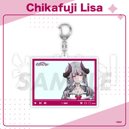 【Pre-order】idol Regular Collection - Stream-Style Acrylic Keychain