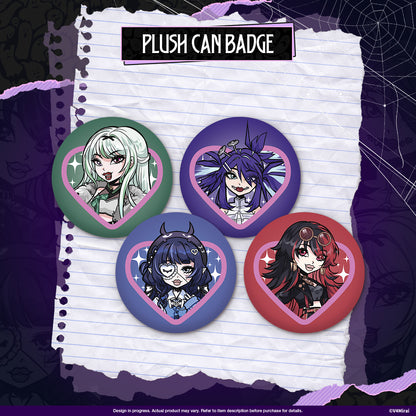 Lunalia Halloween Merch - Plush Can Badge