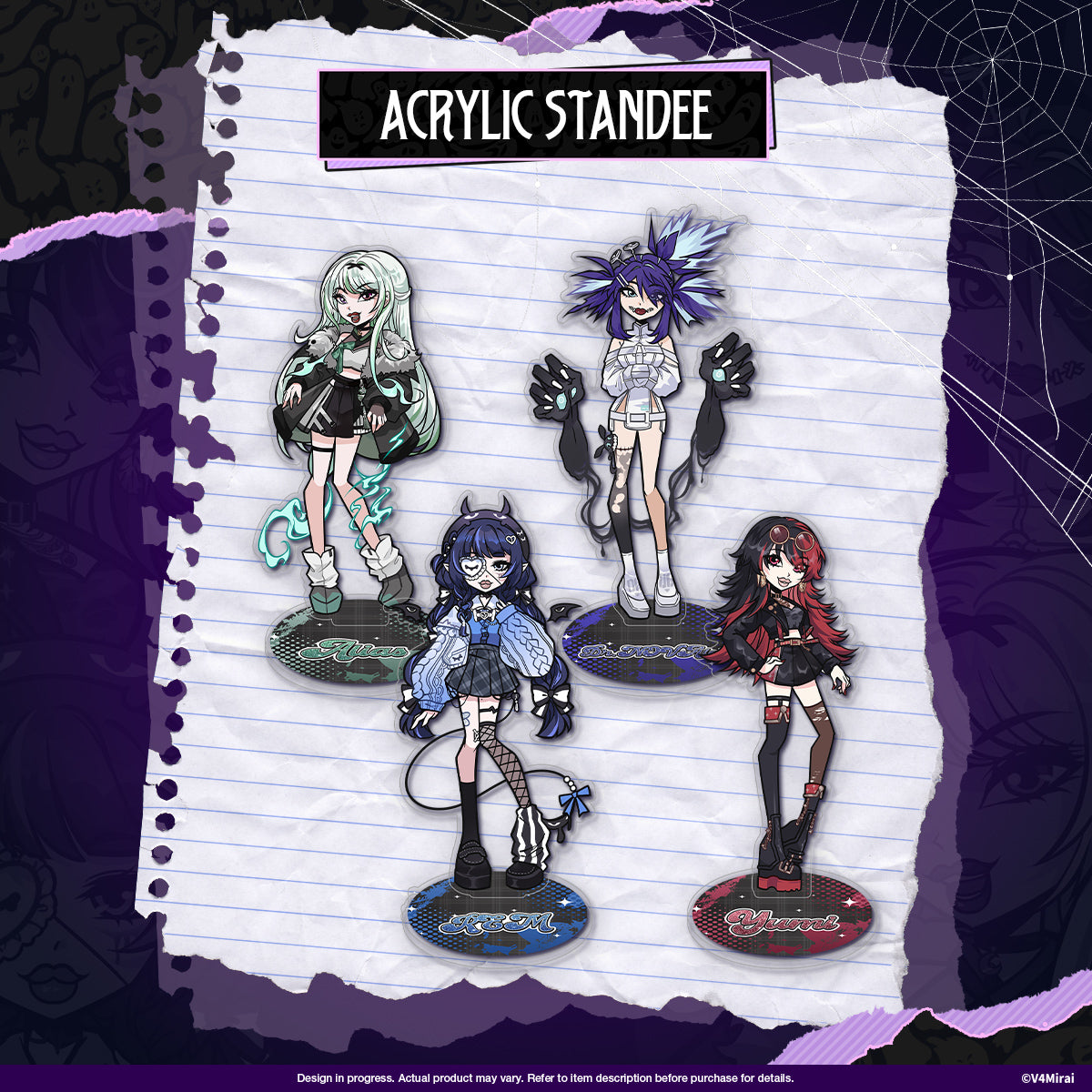 Lunalia Halloween Merch - Acrylic Standee