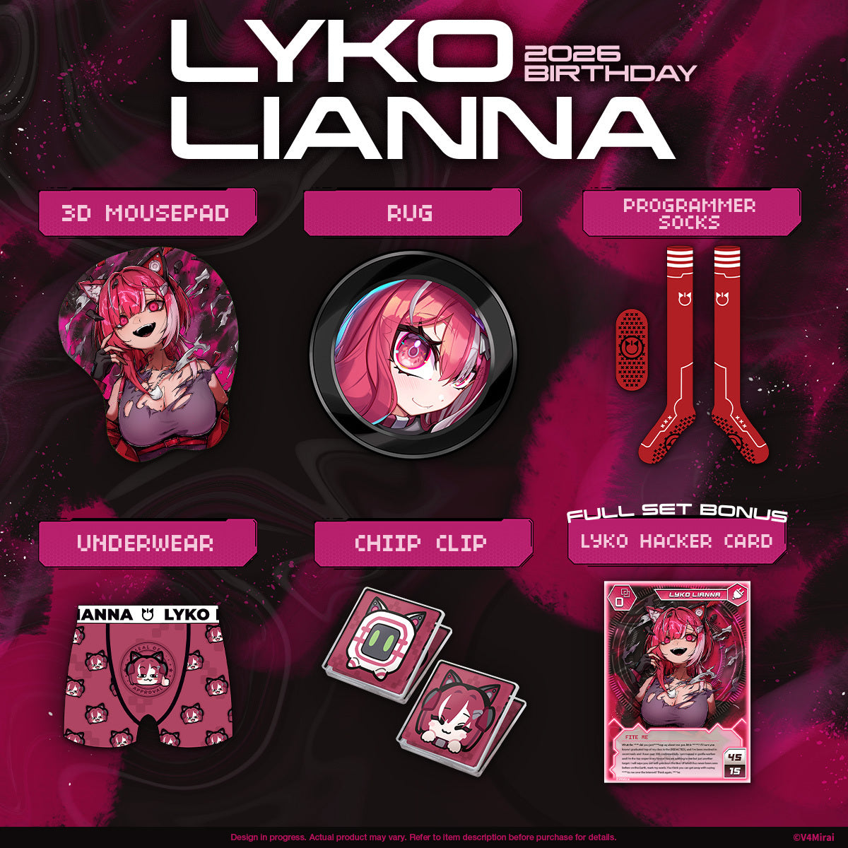 Lyko Lianna Birthday Merch 2026