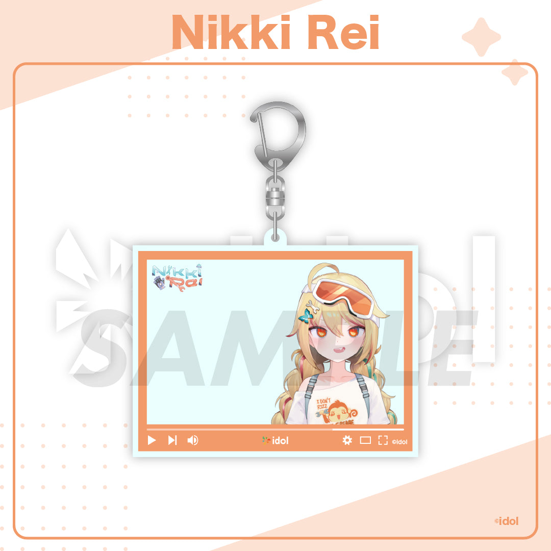 【Pre-order】idol Regular Collection - Stream-Style Acrylic Keychain