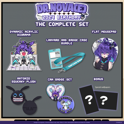 Lanyard and Badge Case bundle - Dr.NOVA(e) Birthday Merch 2024