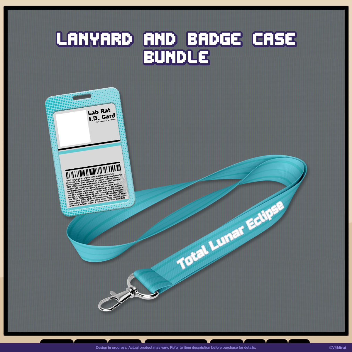 Lanyard and Badge Case bundle - Dr.NOVA(e) Birthday Merch 2024