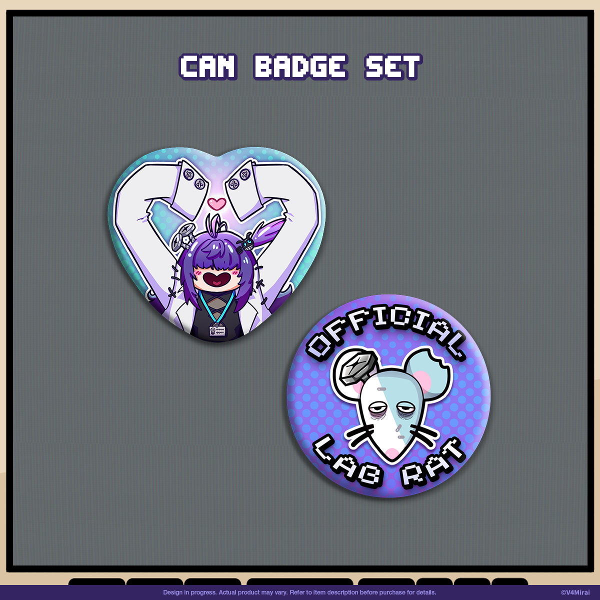 Can Badge Set - Dr.NOVA(e) Birthday Merch 2024