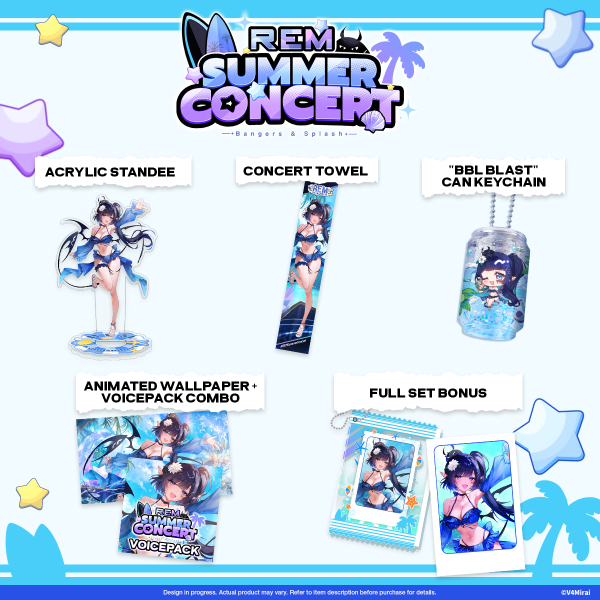 REM Kanashibari Summer Concert Merch