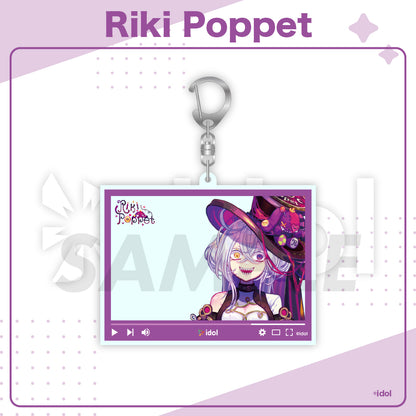 【Pre-order】idol Regular Collection - Stream-Style Acrylic Keychain