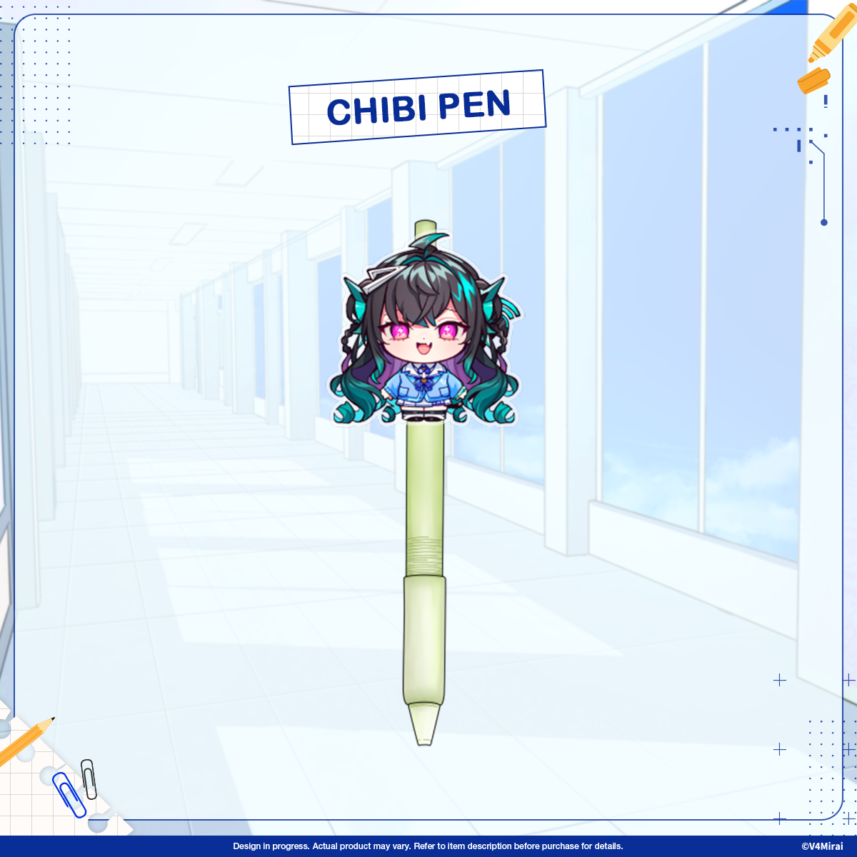 Chibi Pen - V4Mirai Semester Start Merch 2025