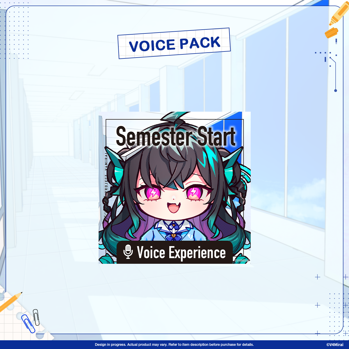 Voice Packs - V4Mirai Semester Start Merch 2025