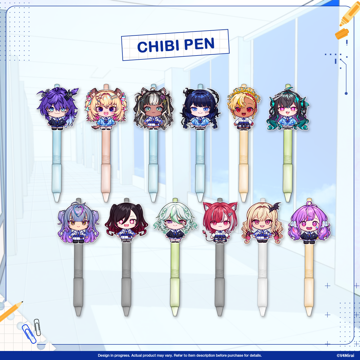 Chibi Pen - V4Mirai Semester Start Merch 2025