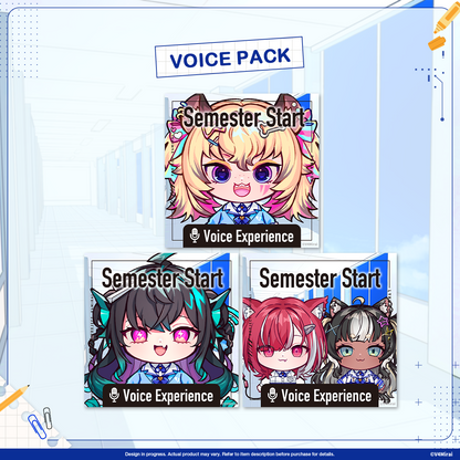 Voice Packs - V4Mirai Semester Start Merch 2025