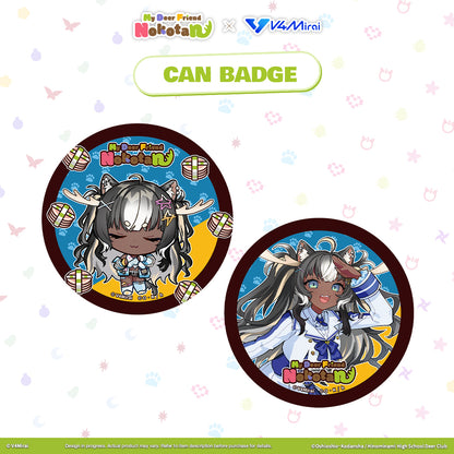 My Deer Friend Nokotan × V4Mirai Collab Merch - Can Badge