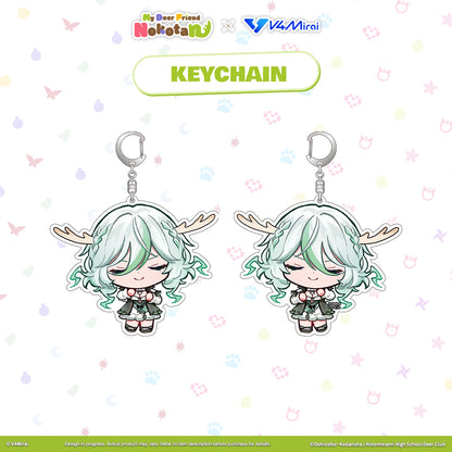 My Deer Friend Nokotan × V4Mirai Collab Merch - Keychain