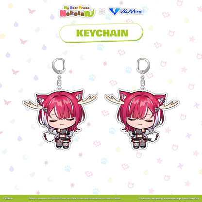 My Deer Friend Nokotan × V4Mirai Collab Merch - Keychain