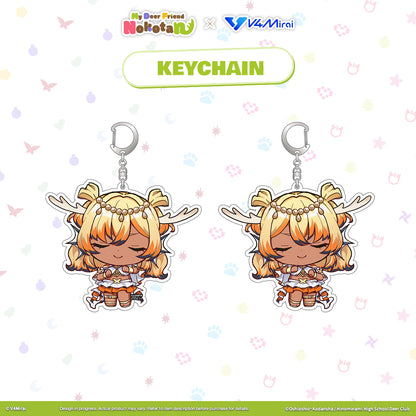 My Deer Friend Nokotan × V4Mirai Collab Merch - Keychain