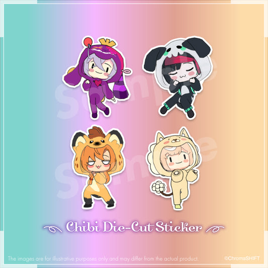 WILDFYRE 1st Anniversary Merch - Chibi Die-Cut Sticker
