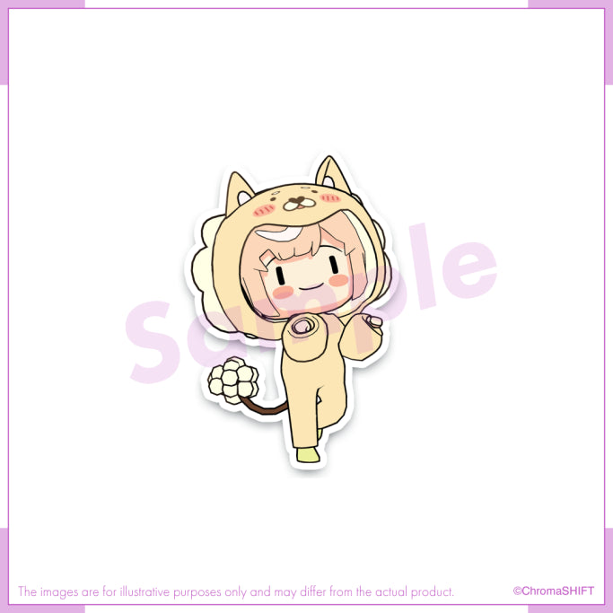 WILDFYRE 1st Anniversary Merch - Chibi Die-Cut Sticker