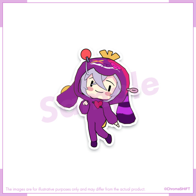 WILDFYRE 1st Anniversary Merch - Chibi Die-Cut Sticker