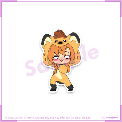 WILDFYRE 1st Anniversary Merch - Chibi Die-Cut Sticker