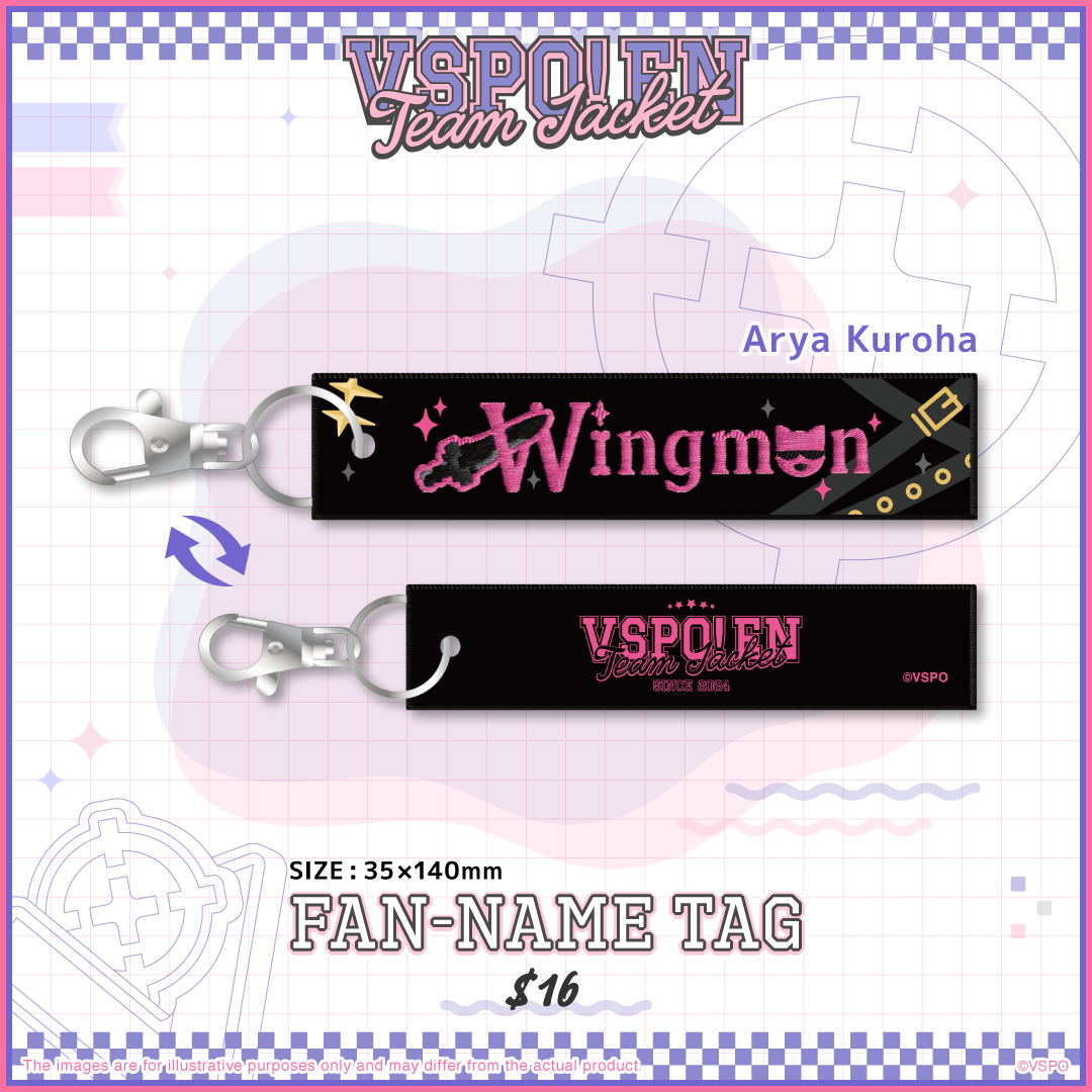 VSPO! EN Team Jacket Series - FAN-NAME TAG