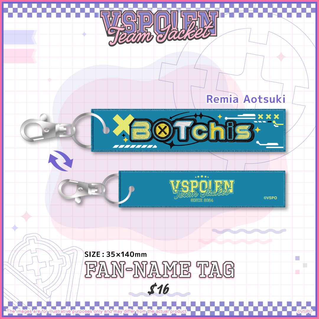 VSPO! EN Team Jacket Series - FAN-NAME TAG