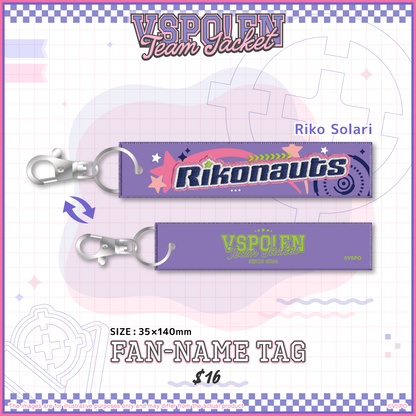 VSPO! EN Team Jacket Series - FAN-NAME TAG