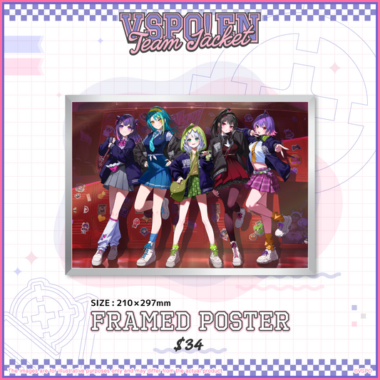 VSPO! EN Team Jacket Series - FRAMED POSTER
