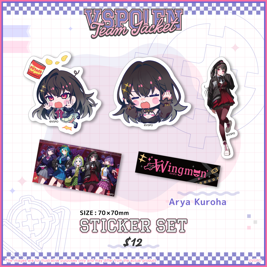 VSPO! EN Team Jacket Series - STICKER SET
