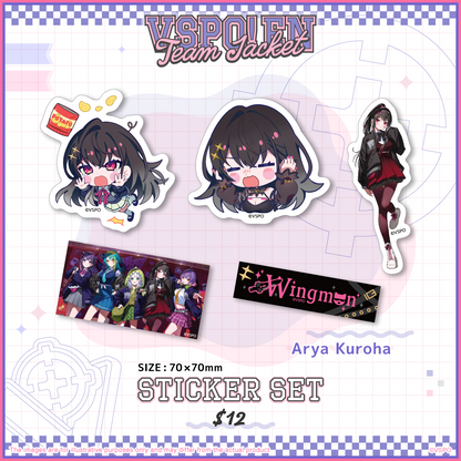 VSPO! EN Team Jacket Series - STICKER SET