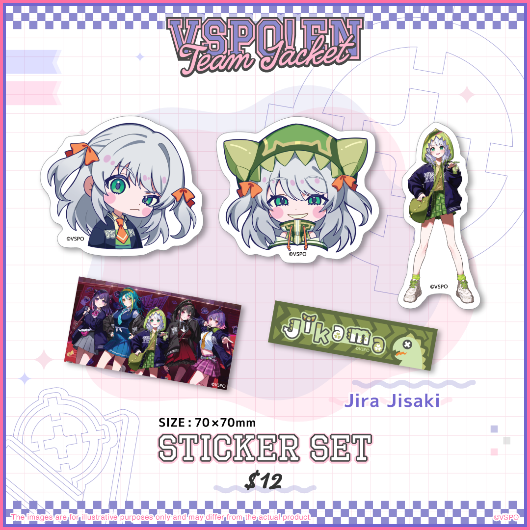 VSPO! EN Team Jacket Series - STICKER SET