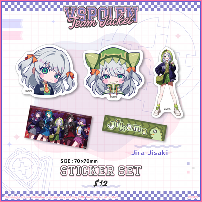 VSPO! EN Team Jacket Series - STICKER SET