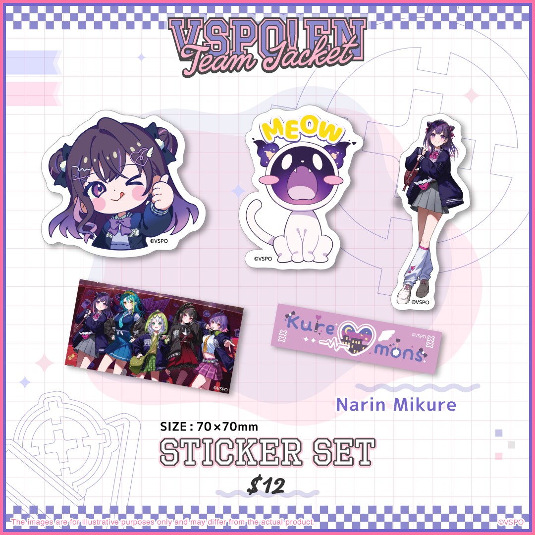 VSPO! EN Team Jacket Series - STICKER SET